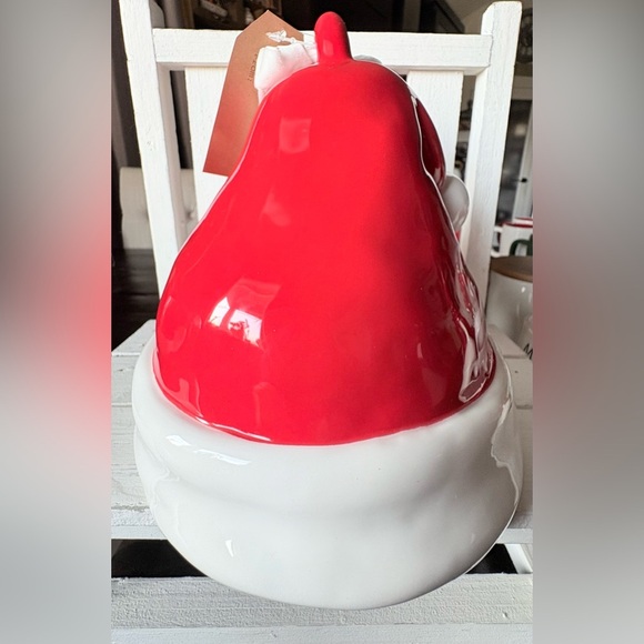 Rae Dunn Festive Red Santa Hat Birdhouse - Picture 3 of 3